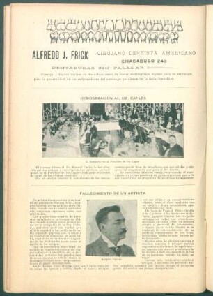 Fallecimiento de una artista