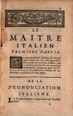Le Maitre Italien