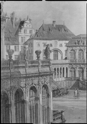 "Der Zwingerhof in Dresden"