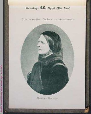 Porträt von Malwida von Meysenbug