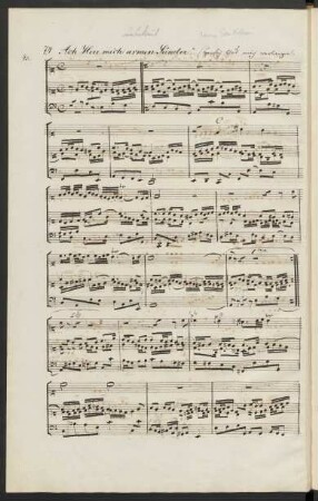 Kellner, Johann Peter, Ach Herr mich armen Sünder; org; BWV Anh. II 47 / Anh. III 172