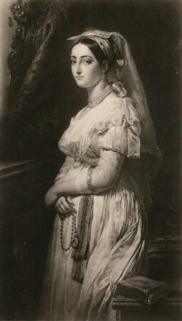 Porträt der Vittoria Caldoni