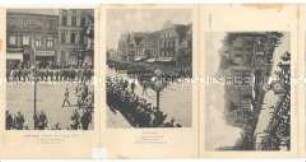 Postkartenleporello mit Ansichten aus Insterburg im September 1914