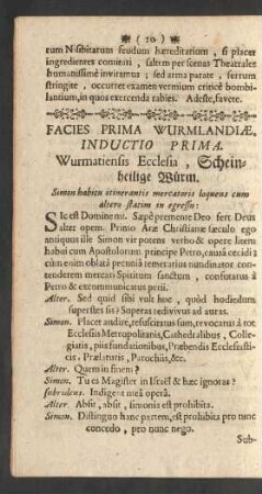 Facies Prima Wurmlandiae .