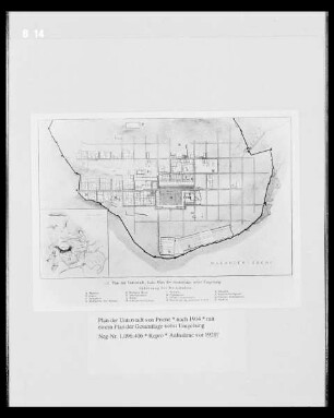 Plan der Unterstadt von Priene