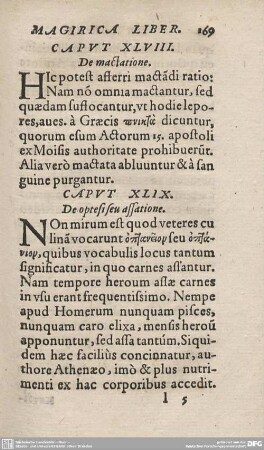 CAPUT XLVIII. De mactatione.