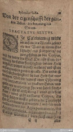 TRACTATUS SEXTUS.