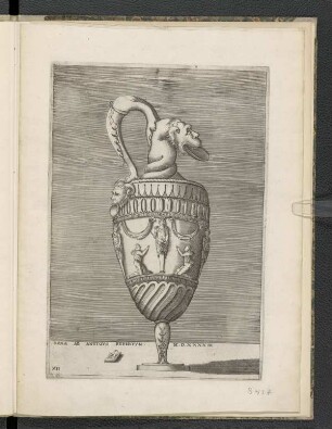 Vase mit Herme
