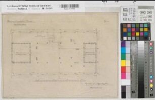 Brilon, Amtsgericht, Dachgeschoss, Grundriss