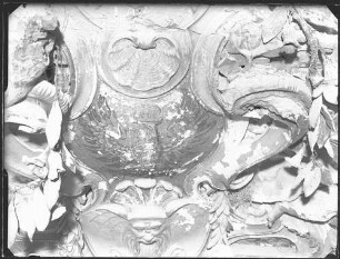 Berlin, Schloss Charlottenburg, Altes Schloss, Ovaler Saal, R.: 211, Nordkartouche.