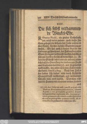 XXIV. Die sich selbst verdammende Winckel-Ehe.