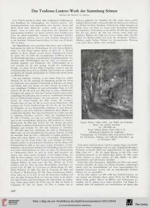 14: Das Toulouse-Lautrec-Werk der Sammlung Stinnes : Auktion bei Boerner in Leipzig