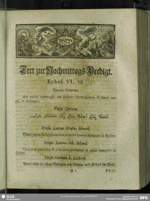 [Nachmittags-Predigt. Ephes. VI, 18]