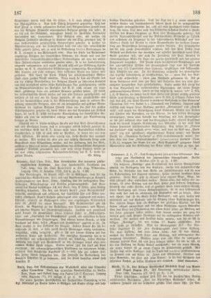 187-188 [Rezension] Das Buch der Erkenntniss der Wahrheit oder der Ursache aller Ursachen