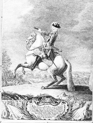 Carl Thomas, 3. Fürst zu Löwenstein-Wertheim-Rochefort, Reiterbild (1714-1789)