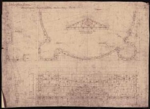 Königliches Residenzschloss Posen, Posen: Versetzplan Hauptturm oberhalb des Gurtgesimses 1:25