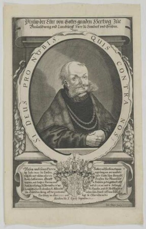 Bildnis des Philip der Elter, Hertzog zue Braunschweig und Lüneburgk