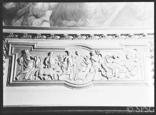 Berlin, Schloss Berlin, Elisabethsaal, Andreas Schlüter, Deckenkehlung, Relief, R.: 844.
