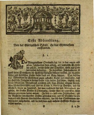 Das Gymnasivm Avgvstvm zu Görlitz : in seiner alten und neuen inner- und äußerlichen Gestalt der verflossenen 200 Jahren, bey desselben Jubel-Feyer den 25. und 26. Jun. 1765