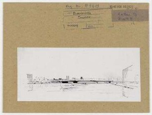 Schaubild: Ideenwettbewerb Elsenbrücke (Ankauf). Berlin, Treptow, Elsenbrücke