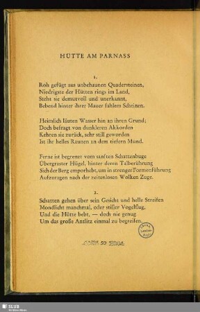 Hütte Am Parnass