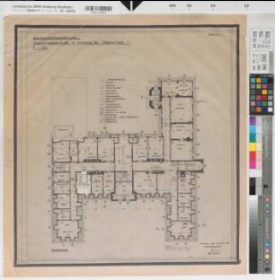 Arnsberg, Verwaltungsgericht, Regierungsgebäude, Jägerstr. 1, Dachgeschoss, Grundriss
