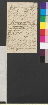 Brief von Goethe, Johann Wolfgang von an Neuenhahn, Carl Christian Adolph