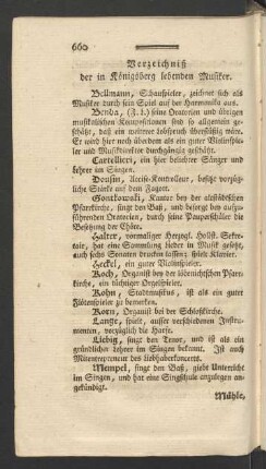 Verzeichniß der in Königsberg lebenden Musiker