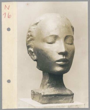 Kopf der Auferstehung, 1919/20, Bronze