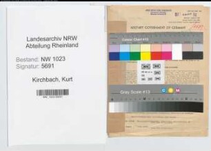 Entnazifizierung Kurt Kirchbach , geb. 23.02.1891 (Kaufmann)
