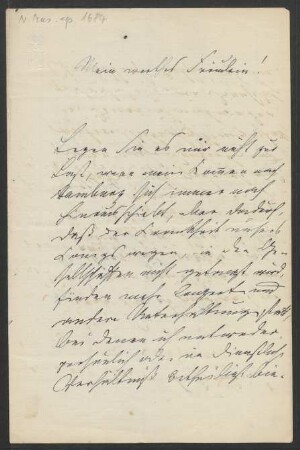 Brief an Georgine Schubert : 05.02.1860