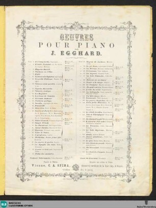 La clochette d'argent : morceau brillant pour piano; op. 183