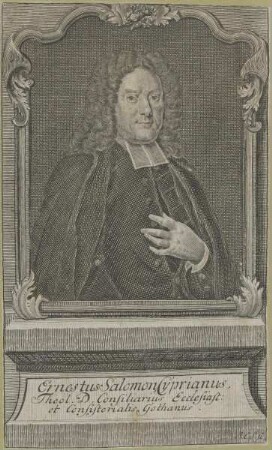 Bildnis des Ernestus Salomon Cyprianus