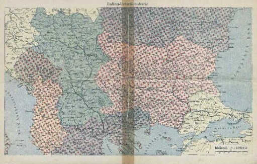 Balkan-Uebersichtskarte