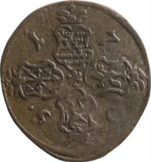 Münze, Pfennig, 1705