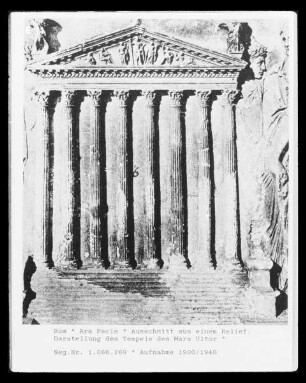 Ausschnitt aus dem Fries: Mars-Ultor-Tempel