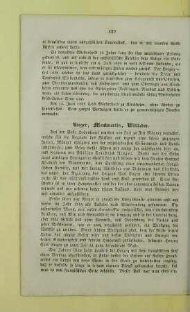 Rieger, Montmartin, Wittleder