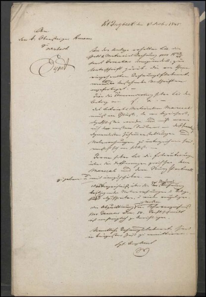 Revisionsprotokoll sämtlicher Rechnungen der Steinkohlengrube
                        Odenbach-Roth 1844/45