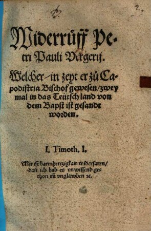 Widerruf