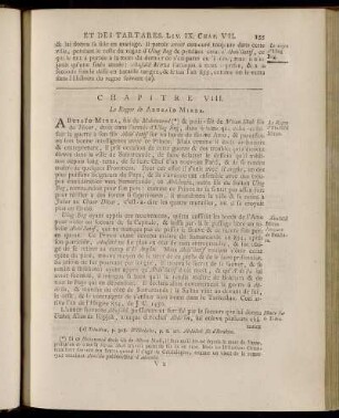 Chapitre VIII. Le Regne de Abusaid Mirza.