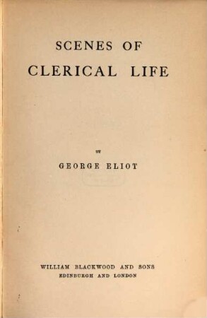 George Eliot's works, 7