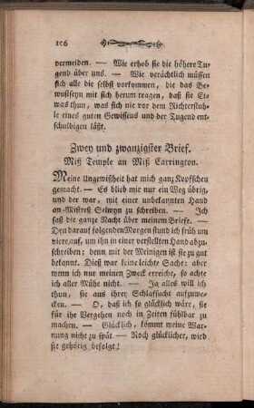 Zwey und zwanzigster Brief - Acht und zwanzigster Brief