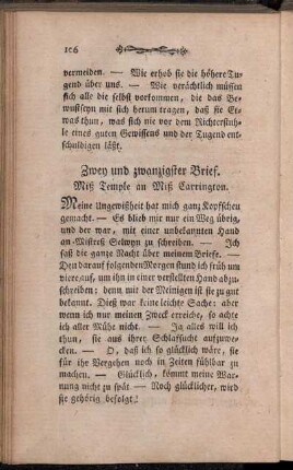 Zwey und zwanzigster Brief - Acht und zwanzigster Brief