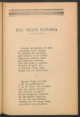 Una triste historia