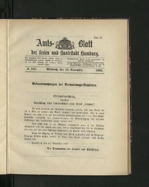 No. 168. 19. November. 1902.