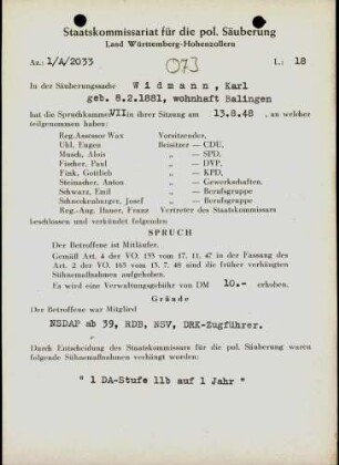 Widmann, Karl