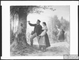 Graef, Gustav: Abschied der Freiwilligen, GK I 4636.
