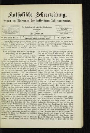 Über Phantasie und deren erziehliche Behandlung in der Volksschule
