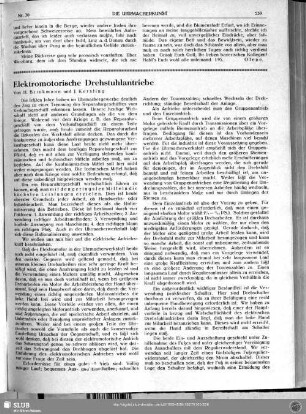 Elektromotorische Drehstuhlantriebe