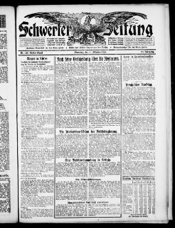 Schwerter Zeitung : Heimatblatt für die Stadt Schwerte und die Ämter Westhofen und Ergste : einzige in Schwerte gedruckte Zeitung